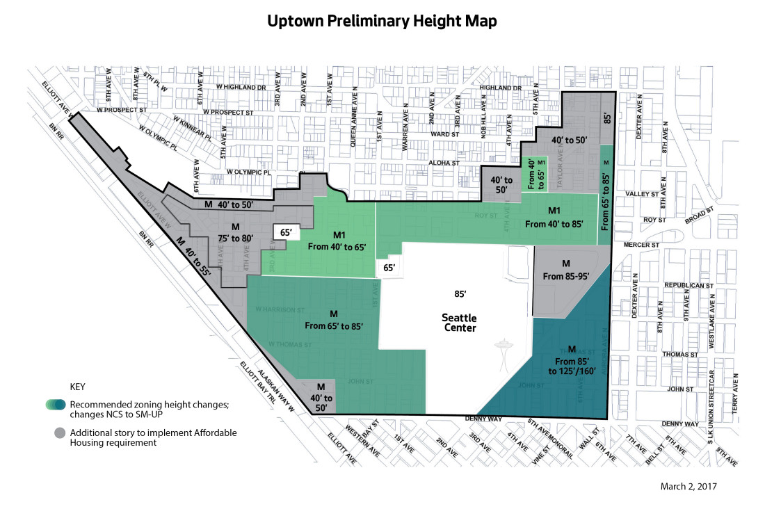 Uptown Preliminary Height Map Uptown Preliminary Height Map