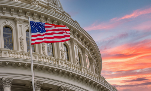 U.S. Capitol at sunrise
