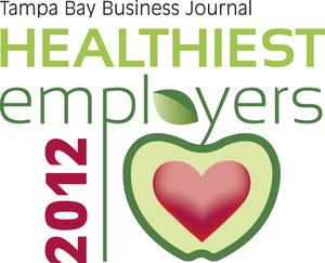 Tampa Bay Business Journal&rsquo;s Healthiest Employers of 2012 Logo
